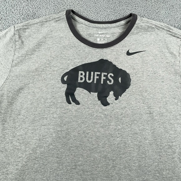 Colorado Buffaloes Shirt Mens 3XL Gray NCAA College Nike Athletic Cut Buffs Tee - Picture 1 of 9